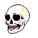 Skull Sparkling emoji