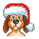 Xmas Dog emoji