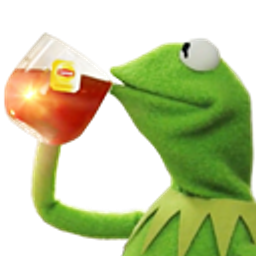 Tea Kermit emoji