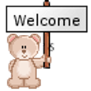 Welcome Bear emoji