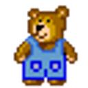 Overalls Bear emoji