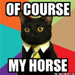 Of Course My Horse emoji