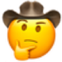 Thinking Cowboy emoji
