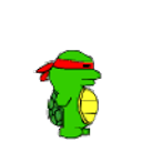Ninja Turtle Jumping emoji