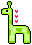 Green Giraffe emoji