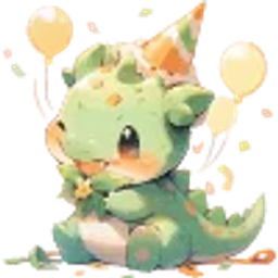 Birthday Dinosaur emoji