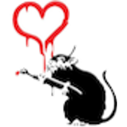 Banksy Rat Heart emoji