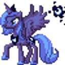 Princess Luna Mlpony emoji