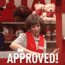 Approved Target Lady emoji