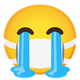 Mask Sob emoji