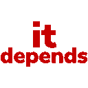 It Depends emoji