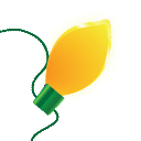 Holiday Lights Yellow emoji
