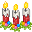 Candles Xmas emoji