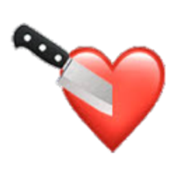 Knife Heart emoji
