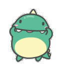 Dinosaur Naughty emoji