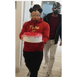 Birthday Cake Mask Surprise emoji