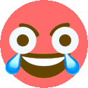 Laugh Open Eyes Party emoji