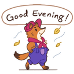 Goodevening emoji