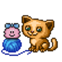 Kitty Licking Girl emoji
