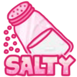 Saltypink emoji