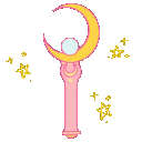 Moon Wand Glow emoji
