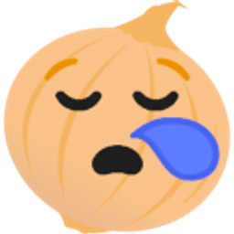 Onion Sleepy emoji