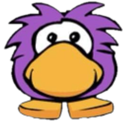 Purple Bird Stare emoji