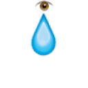 Eye Teardrop emoji