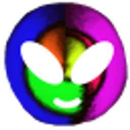 Rainbow Alien emoji