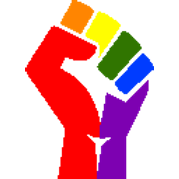 Rainbow Raised Fist emoji