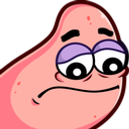 Patrick Smirk Side emoji