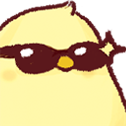 Chick Cool emoji