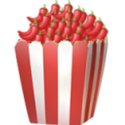 Spicy Popcorn emoji