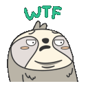 Slothwtf emoji