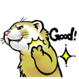 Ferret Good emoji