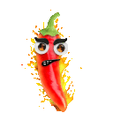 Dancing Fire Pepper emoji