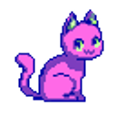 Technocolor Cat emoji