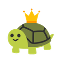 King Turtle emoji