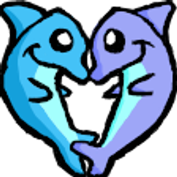 Dolphin Love emoji