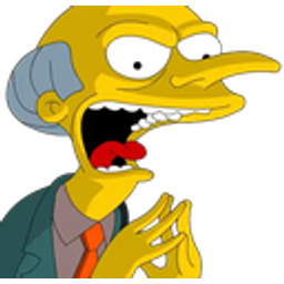 Mr Burns Evil Grin emoji