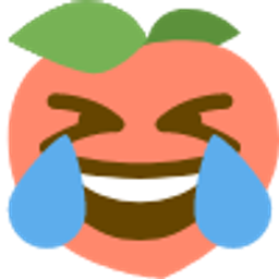 Joy Peach emoji