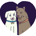 Doghugheart emoji