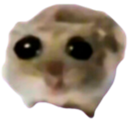 Sadhamster emoji
