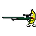 Banana Sniper emoji