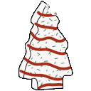 Christmastreecake emoji