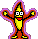 Banana Pink Aura emoji