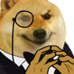 Doge Fancy emoji