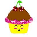 Sparkle Cupcake emoji