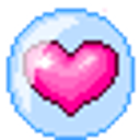 Heart Bubble emoji