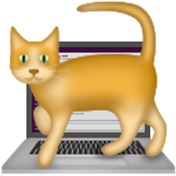 Cat On Keyboard emoji
